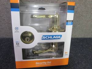 lot 19 image: Schlage F51A FLA 505 Flair Lever Ke...