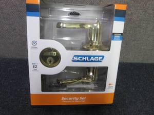 lot 20 image: Schlage F51A FLA 505 Flair Lever Ke...