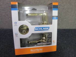 lot 29 image: Schlage F51A FLA 505 Flair Lever Ke...