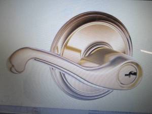 lot 30 image: Schlage F51A FLA 505 Flair Lever Ke...