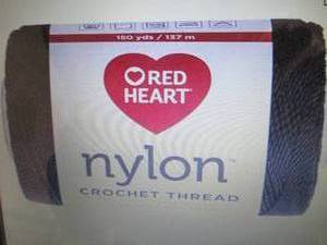 lot 44 image: 3 Red Heart 138.0019 Crochet Nylon ...