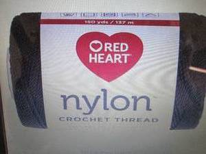 lot 45 image: 4 Red Heart 138.0019 Crochet Nylon ...