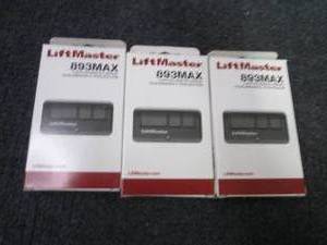 lot 63 image: 3 each 893MAX Garage Door Opener Re...