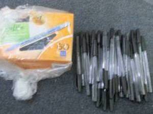 lot 94 image: Bic Blue Stic Pens, Black Papermate...