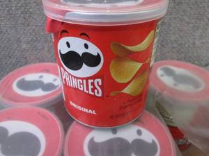 lot 112 image: 12- 1.3 oz Pringles Original...