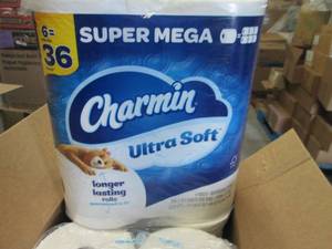 lot 114 image: 18 Rolls Charmin Ultra Soft...