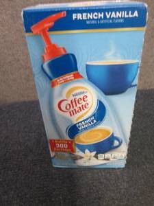 lot 122 image: 50.7 oz Coffeemate French Vanilla...