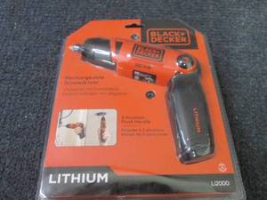 lot 126 image: BLACKDECKER Electric Screwdriver, ...