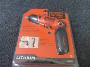 lot 127 image: BLACKDECKER Electric Screwdriver, ...