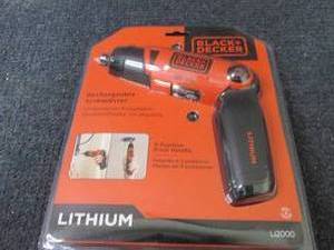 lot 128 image: BLACKDECKER Electric Screwdriver, ...