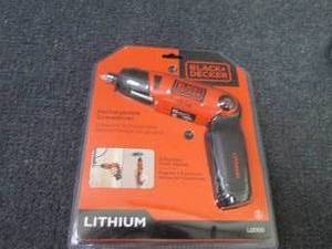 lot 129 image: BLACKDECKER Electric Screwdriver, ...