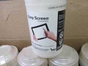 lot 131 image: 12- 70 ct PDI Easy Screen Wipes...