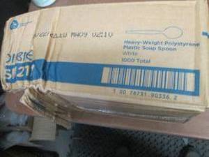 lot 133 image: Case of 1000 Dixie Soup Spoons...