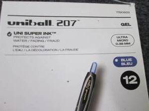 lot 136 image: 3 Boxes uni-ball 1790923 207 Signo ...