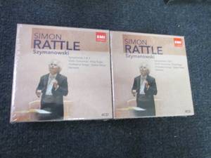 lot 150 image: 4 Simon Rattle  Szymanowski 4-Disc...