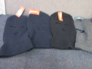 lot 238 image: 4 Full Face Stocking Caps...