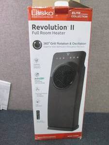 lot 296 image: Lasko Revolution II Full Room Heate...