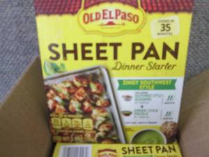 lot 347 image: 10- 3.9 oz Old El Paso Sheet Pan Di...