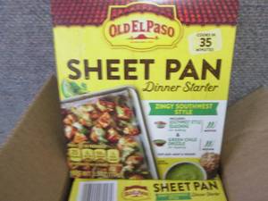 lot 348 image: 10- 3.9 oz Old El Paso Sheet Pan Di...