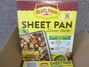 lot 349 image: 10- 3.9 oz Old El Paso Sheet Pan Di...