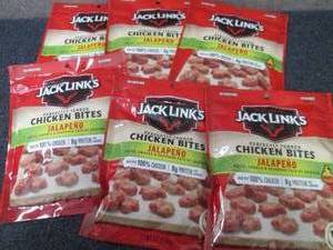 lot 390 image: 6- 3.25 oz Jack Links Jalapeno Chic...