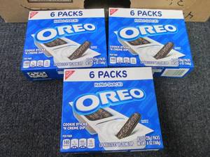 lot 411 image: 3- 6 pks Oreo Cookie Sticks N Cr...