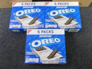 lot 413 image: 3- 6 pks Oreo Cookie Sticks N Cr...