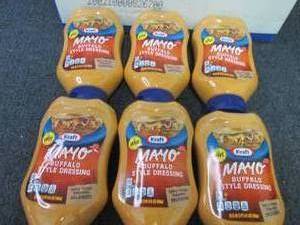 lot 450 image: 6- 22 oz Kraft Buffalo Style Dressi...
