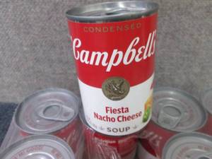 lot 465 image: 12- 10.65 oz Cambells Fiesta Nacho...