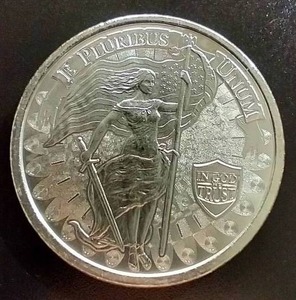 Beautiful 1 oz Silver Round