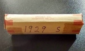 1929-S Wheat Penny Roll