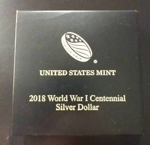 2018 WW1 Centennial Silver Dollar