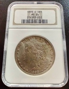 1898-O Morgan Dollar - NGC MS64