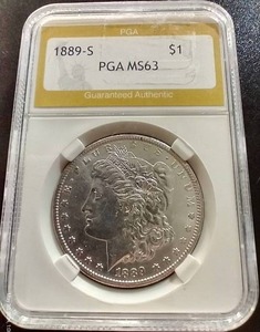 1889-S Morgan Dollar - PGA MS63