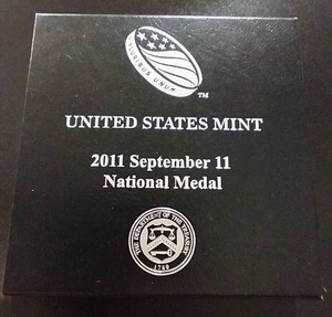 2011 US Mint 1 Oz Silver September 11 Medal