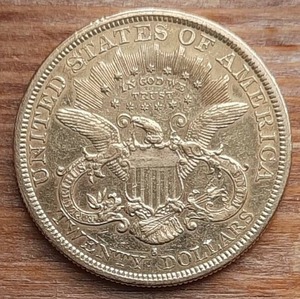 1877 Liberty Head $20 Gold Piece - Wow