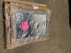 Home Decorators Collection Small Rectangle Galvanized Antiqued Farmhouse Accent Mirror  Customer Returns See Pictures