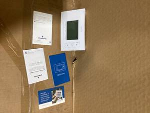 Emerson Sensi 7-day Programmable Wi-Fi Smart Thermostat, No C-Wire Required for Most Systems Missing Hardware  Customer Returns See Pictures