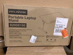 Atlantic TiltingAdjustable Black Laptop Table Stand Customer Returns See Pictures