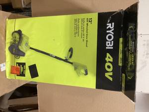 Ryobi 12 inch 40V Wheeled Snow Shovel   Customer Returns See Pictures