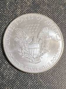 2010 AMERICAN SILVER EAGLE 1 TROY OZ .999 FINE SILVER