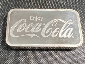 5 TROY OZ .999 FINE SILVER COCA COLA BAR