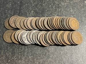 ROLL OF 50 US INDIAN HEAD CENTS