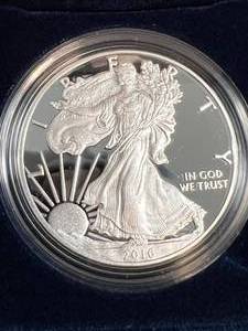 2016 PROOF AMERICAN SILVER EAGLE IN ORIGINAL MINT PACKAGING
