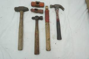 Variety of Hammers and Hammer Heads
