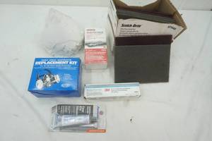 Shop Supplies, Fiberglass Repair Kik, Respirator replacement kit, Adhesive sealant, and more