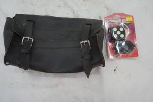 Harley Davidson Bag and a Steering wheel spinner knob