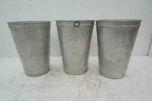 3 Tin Buckets