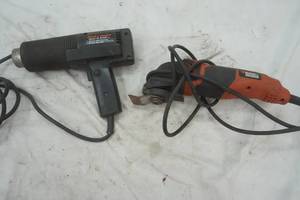 Black & Decker Heat N Strip and a Black & Decker Scrapper