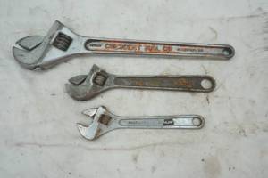 Variety of Crescent Wrenches